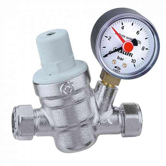 Altecnic Caleffi 28mm Pressure Reducing Valve with Gauge 533861H Image 1