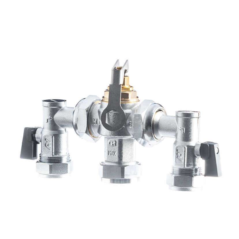 Altecnic Universal 15mm/22mm Mixcal Careflo Plus TMV & Service Valves Image 1