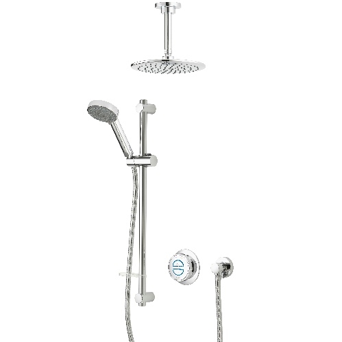 Aqualisa Classic Smart Dual Conc Adj w/ Ceiling Fix Hds - GP Image 1