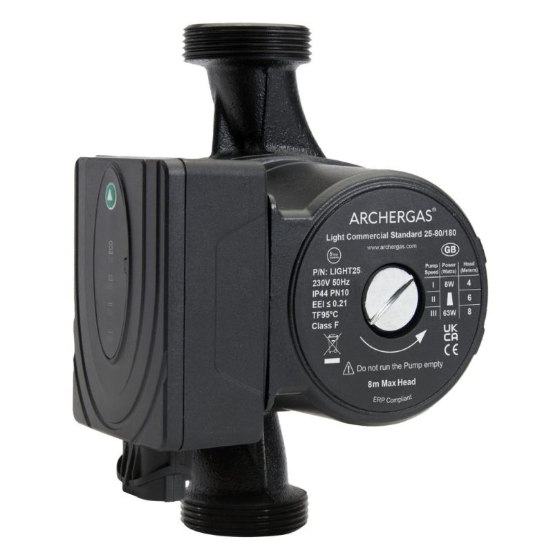 Archergas Light Commercial Circulator Pump 25-80/180 Image 1