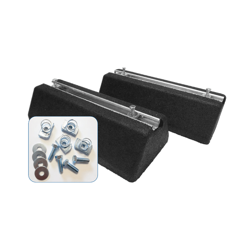 Air Con/ASHP Flexi-Foot Kit - 600x150mm High (3xFeet + Fixing Kit) Image 1