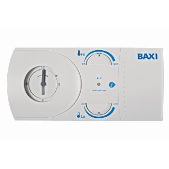 Baxi 200/400 7 Day RF Mechanical Programmable Room Thermostat 7658781 Image 1