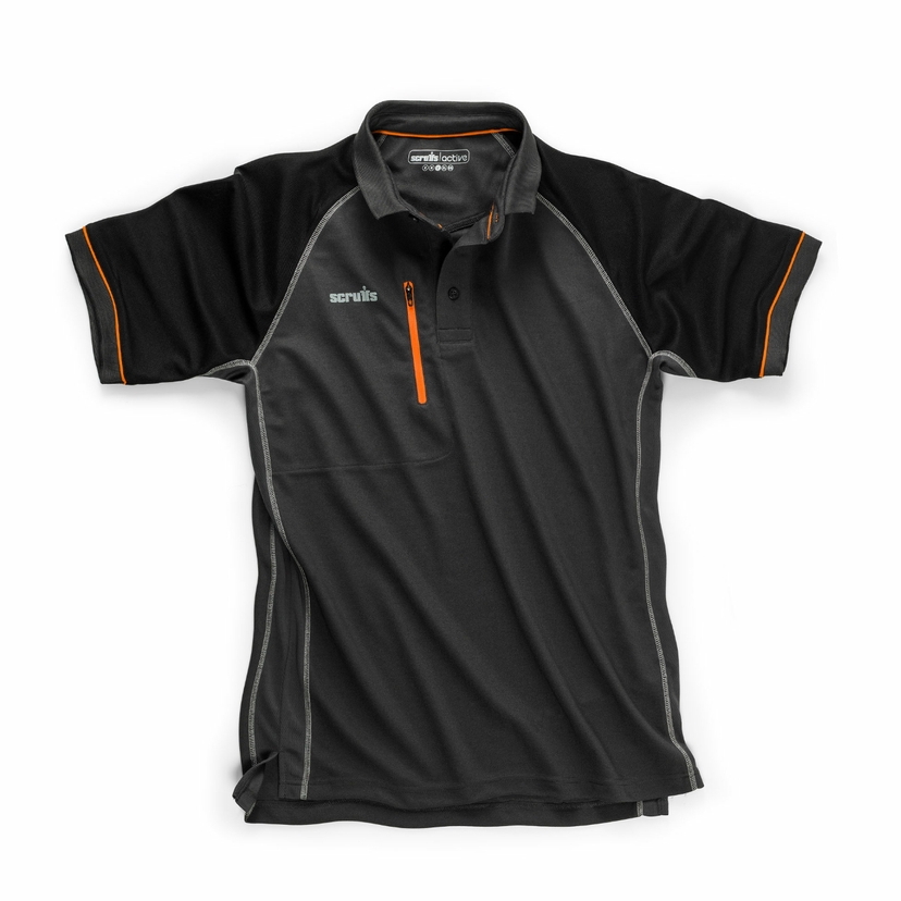 Scruffs Trade Active Polo XX Large - Graphite T54443 Image 1