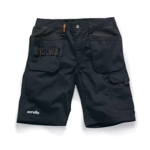 Scruffs Trade Flex Holster Shorts 32W - Black T54656 Image 1