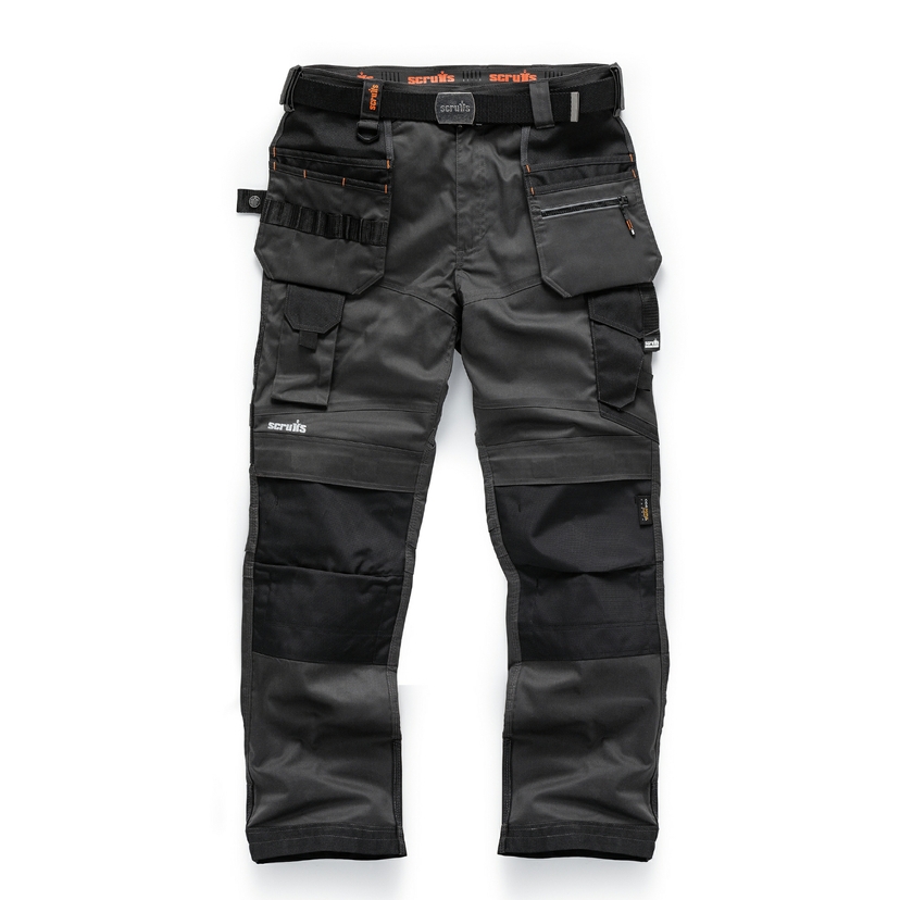 Scruffs Pro Flex Holster Trousers 40R - Graphite T54790 Image 1
