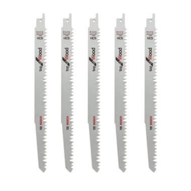 Bosch Sabre Saw Reciprocating Blades - Wood S1531L 2608650676 Image 1
