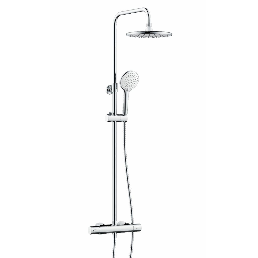 Buzz2 Dual Bar Shower with Intergrated Iso valves BUZ2 SHXDIVCTFF C Image 1