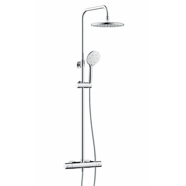 Buzz2 Dual Bar Shower with Intergrated Iso valves BUZ2 SHXDIVCTFF C