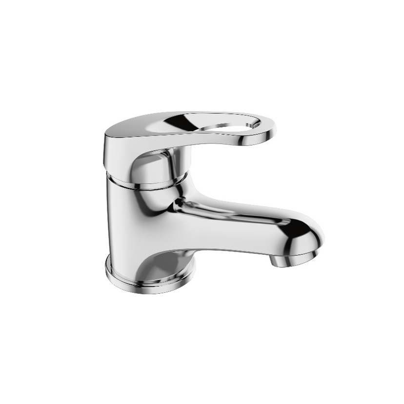 Bristan Essentials Iris Basin Mixer & Clicker Waste IRS BAS C Image 1