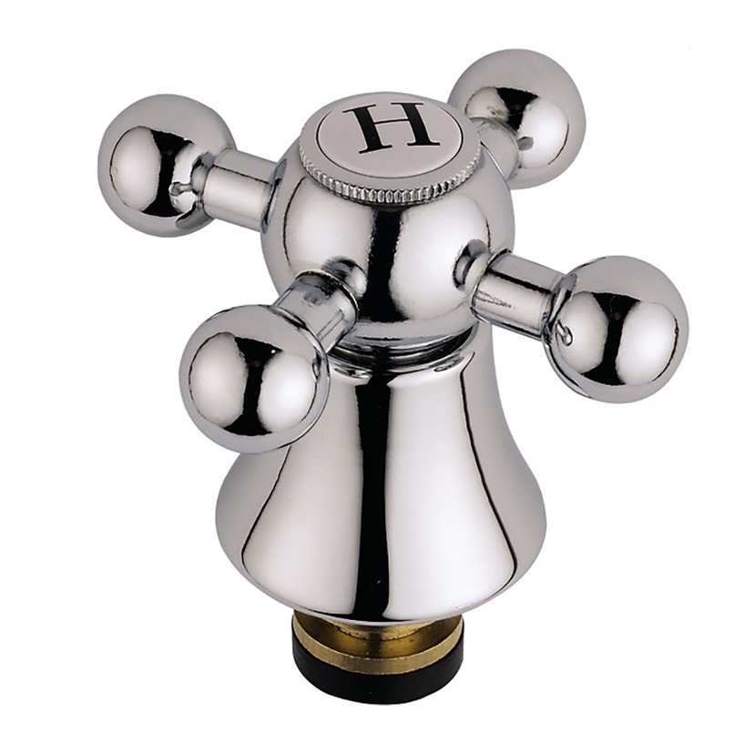 Bristan 1901 Basin Tap Reviver with Traditional Handles R 1/2 TC Image 1