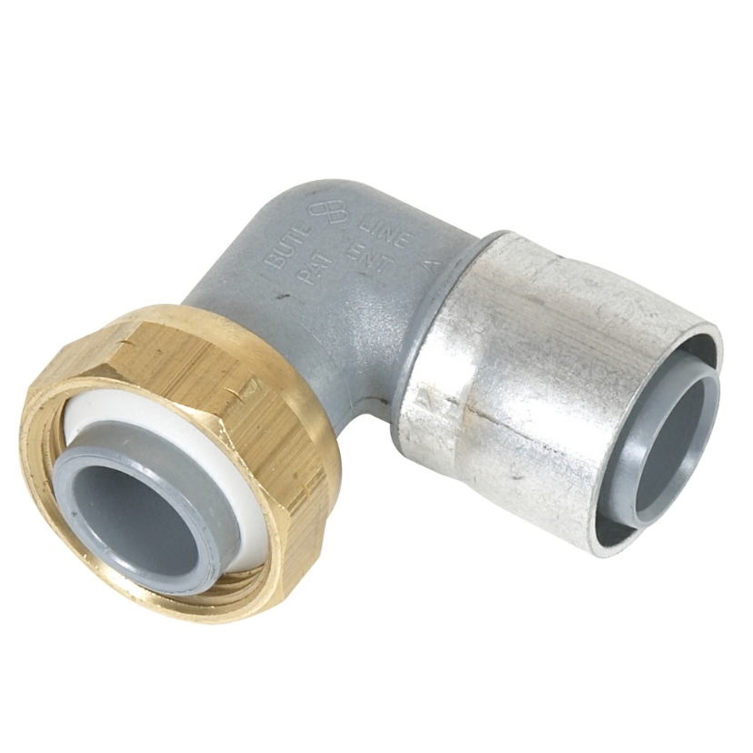 Buteline 1/2" BSP x 16mm Elbow Tap Connector BEF16 Image 1