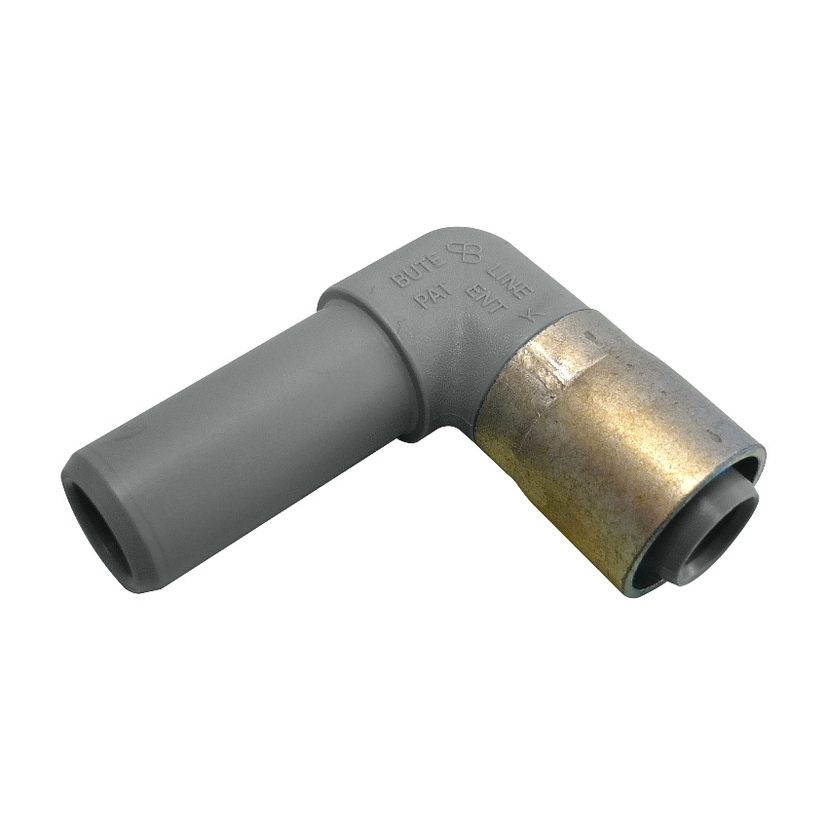 Buteline Elbowed - 16mm BUTE to 15mm Push-fit Transaction Fitting BPE1 Image 1