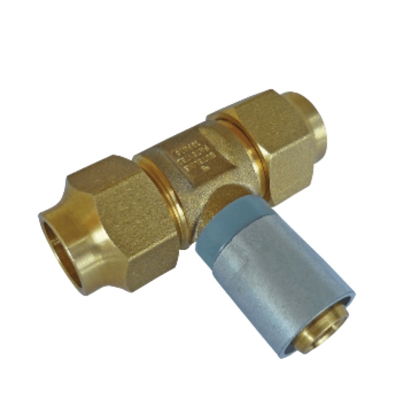 Buteline 15mmCux15mmCux16mm In line copper to PB Pipe Tee BTC16 Image 1