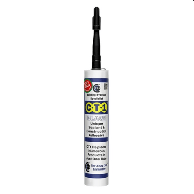 C-Tec CT1 Sealant & Construction Adhesive - Black 535106 Image 1