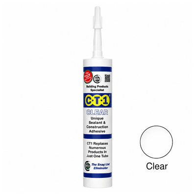 C-Tec CT1 Sealant & Construction Adhesive - Clear 539506 Image 1