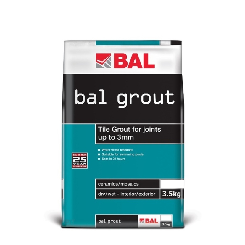 Ceramic Tile Distributors Bal White Grout 3.5kg 18816 Image 1