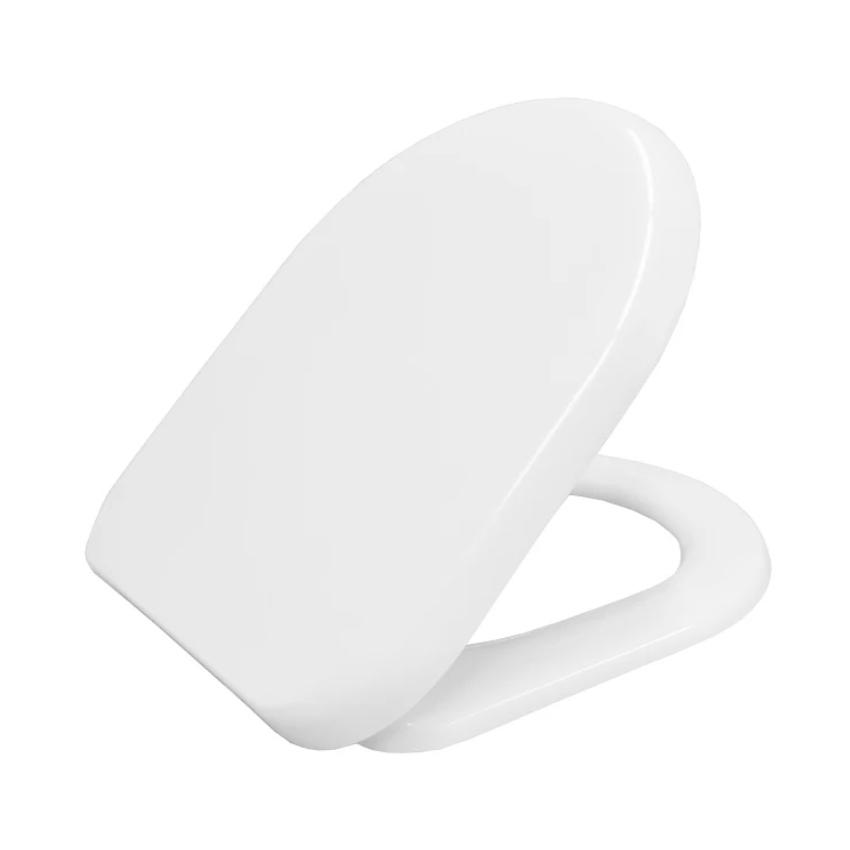 Bemis San Remo Duroplast D Shape Toilet Seat White 2086CL000 Image 1