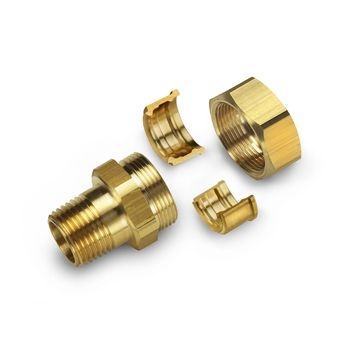 Gastite DN15 1/2" Male Straight Brass Fitting XR2MBDN15 Image 1