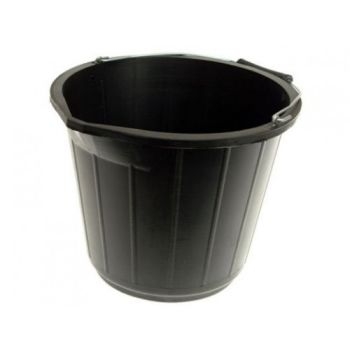 3 Gallon Black Bucket FAI3GBUCKET Image 1