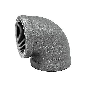 Black Iron 3/4" 90 degree FxF Equal Elbow MAEE-E Image 1