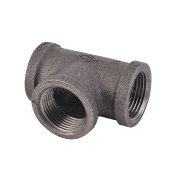 Black Iron 3/4" Equal Tee MF140 Image 1