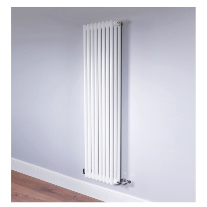 Ardent 2 Column 6 sections Radiator 1800 x 300 White Image 1