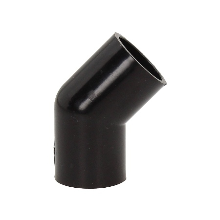 Davant 21.5mm Overflow 45 degree Elbow - Black EOS06B Image 1