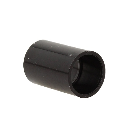 Davant 21.5mm Overflow Straight Connector - Black EOS04B Image 1