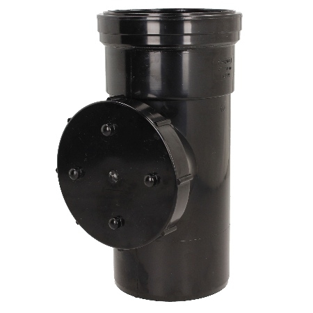 Davant 110mm Access Pipe - Black SPB0033 Image 1