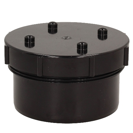 Davant 110mm Screwed Access Cap - Black SSB0017 Image 1