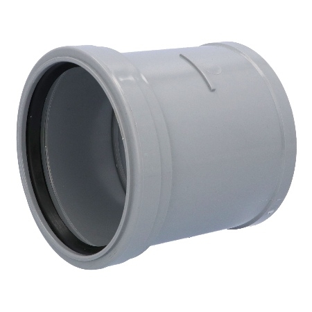 Davant 110mm Single Socket Coupler - Light Grey SPLG0034 Image 1