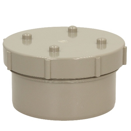 Davant 110mm Screwed Access Cap - Light Grey SSLG0017 Image 1