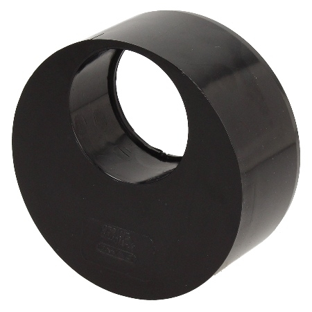 Davant 110 x 50mm Solvent Reducer Socket Spigot Black Image 1