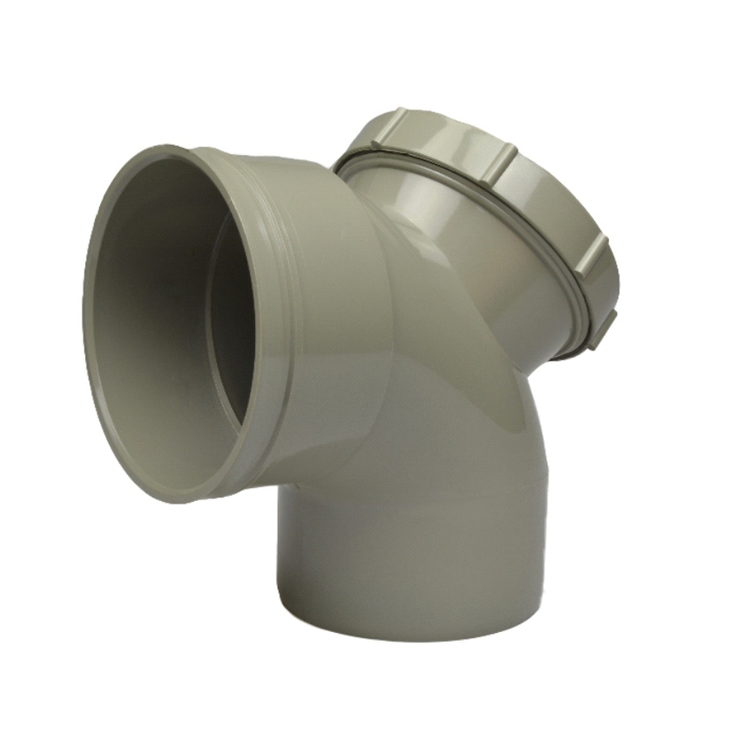 Davant 110mm Solvent 92 deg Slg Socket Access Bend -OliveGrey SSOG0006 Image 1