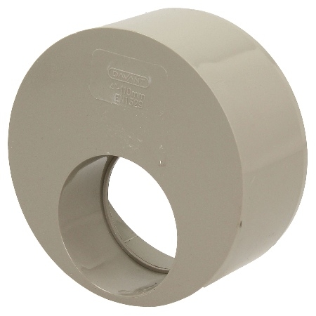 Davant 110 x 50mm Solvent Reducer Socket Spigot Olive Grey Image 1