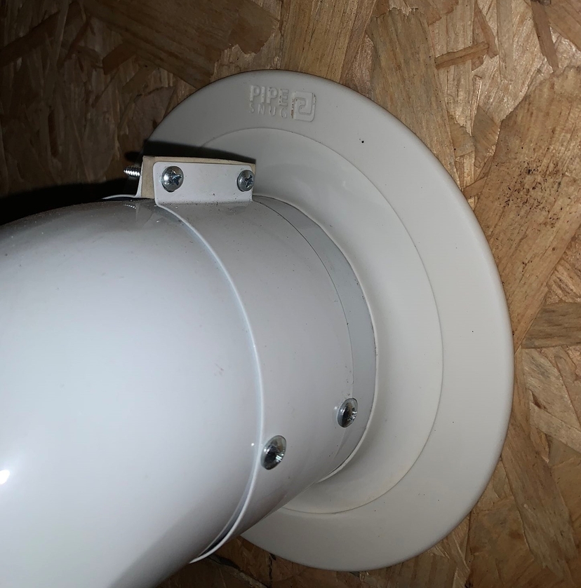 PipeSnug Flue Snug 100mm - White PSFLUEWH Image 1