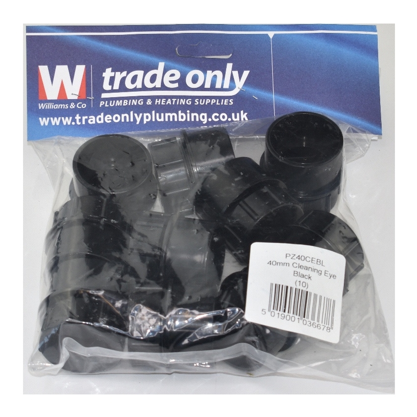 Davant 32mm 45 degree Spigot Bend - Black (Single) PWSPB4532B Image 1