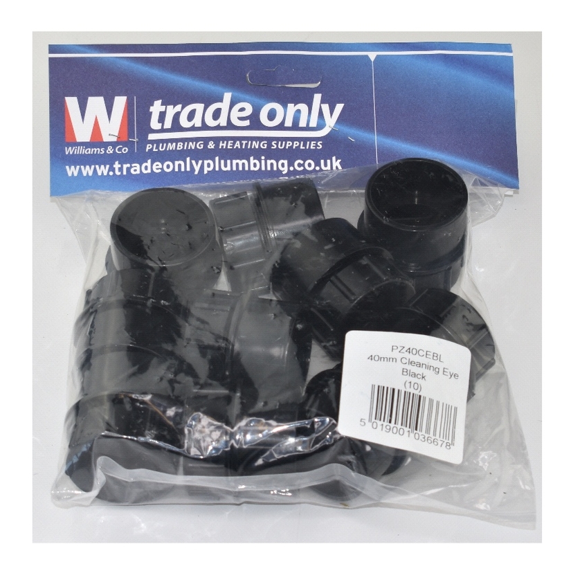 Davant 40mm Cleaning Eye - Black (Single) PWP40IB Image 1