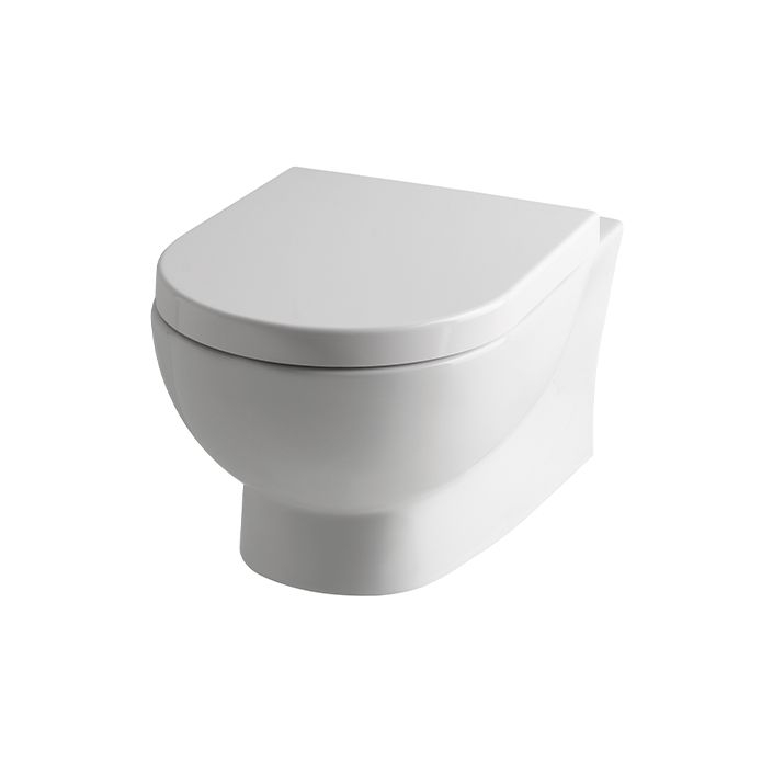 Eastbrook Farringdon Rimless Wall Hung Pan & SC Seat Image 1