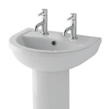 Eastbrook Dura 450mm 2 Tap Hole Basin 26.0026 Image 1