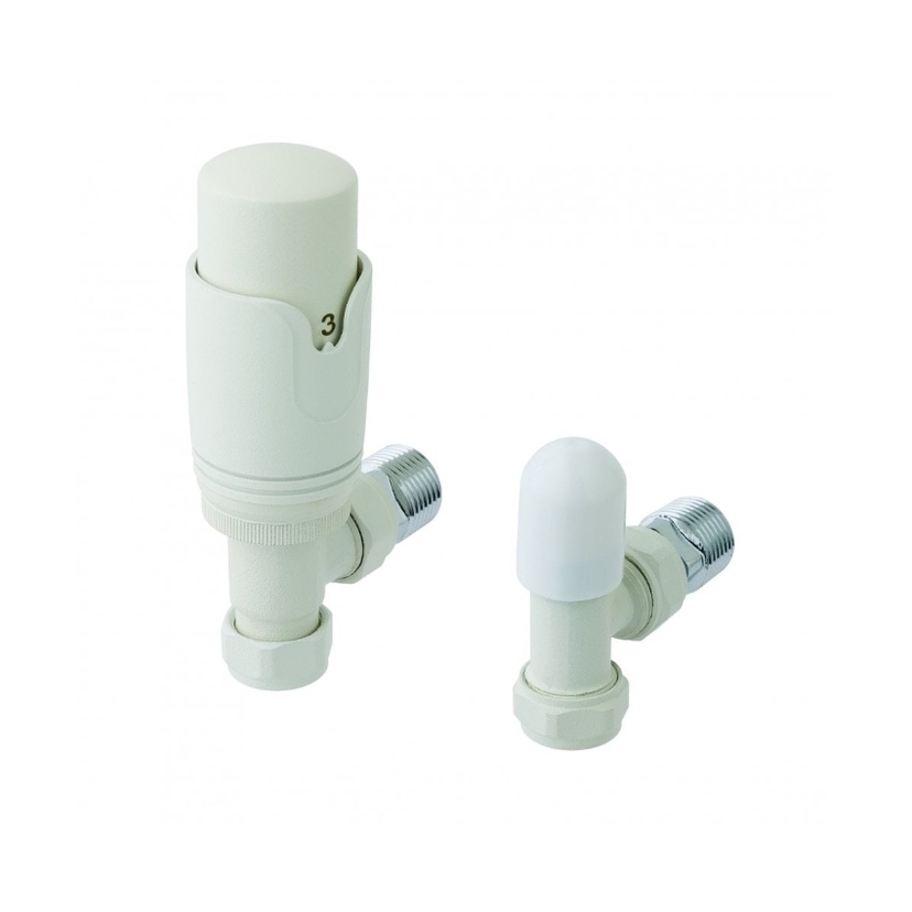 15mm Straight TRV & L/S Matt White 41.3020 Image 1