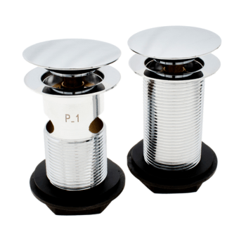 Instinct 11/4" Mushroom Clicker Basin Waste (Unslotted) Chrome 201317I Image 1