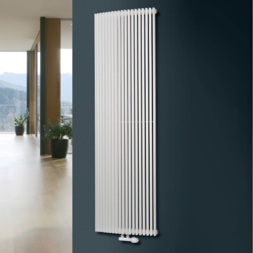 Corus 1800x600mm Duo Vertical - White (Central Conn) ECOD18600W Image 1