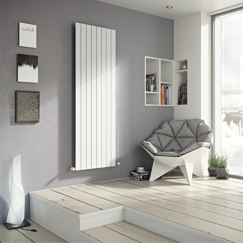 Mars 1500x595mm Duo Vertical/Horizontal - White EMADV15595W Image 1