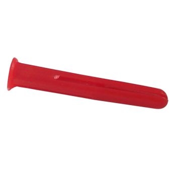 Plastic Red Plugs (Box Of 100) RPLUG Image 1