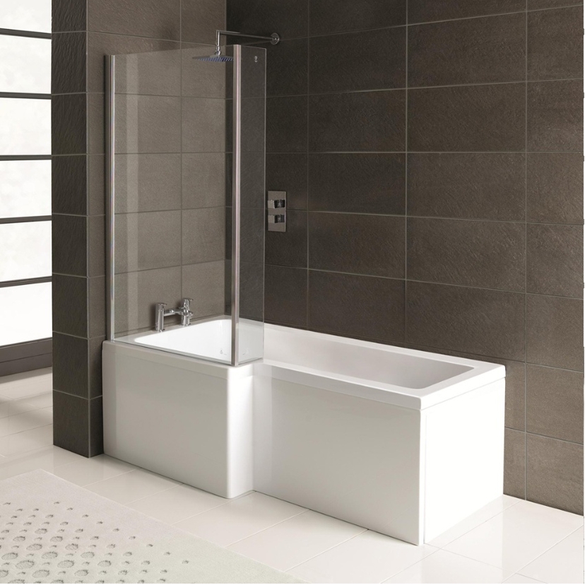 Fresssh Tulla 1500mm L/Hand L Shape Bath Set (inc. Screen & Panel) Image 1