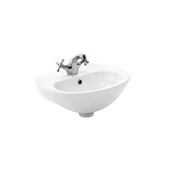Fresssh 450mm 1 Tap Hole Basin 357203WT Image 1