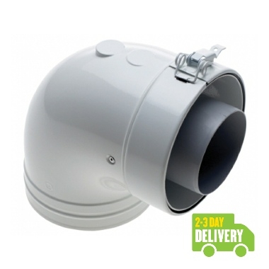Worcester GB162 150mm 90 Degree Flue Bend 80kW & 100kW 7716191098 Image 1