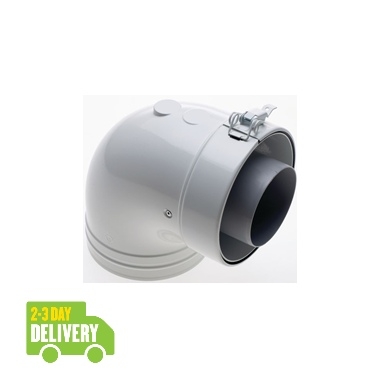 Worcester GB162 125mm 90 Degree Flue Bend 50kW & 65kW 7716191119 Image 1