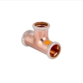 Geberit 34530 Mapress Gas 22mm Equal Tee Image 1